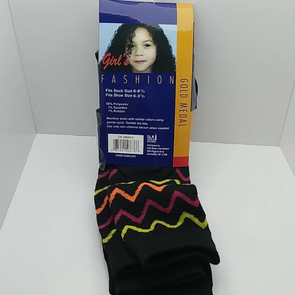 Gold Medal Knee High Socks Pack of 3 Fits 6 1/2 - 8 1/2 sock size